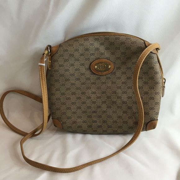 Gucci Brown GG Plus Crossbody Bag Sku#83975 - Picture 1 of 12